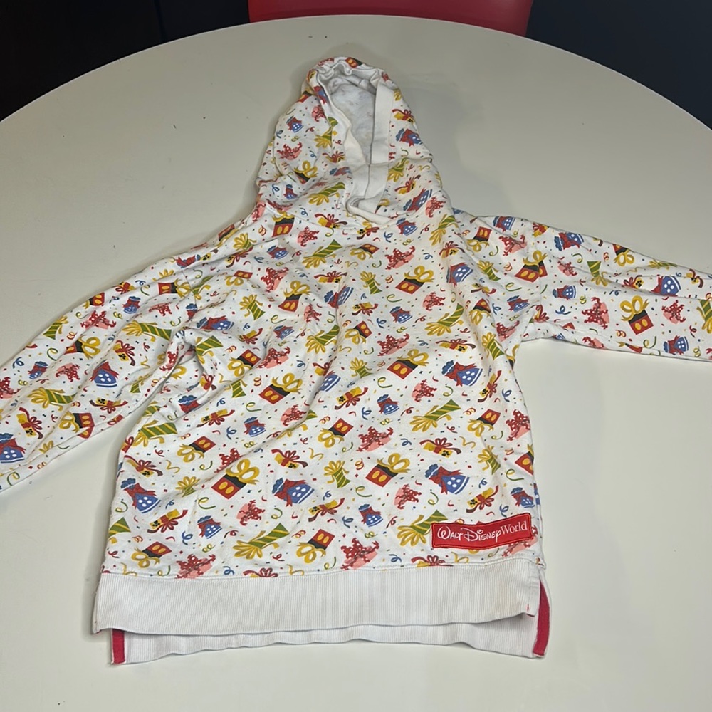 BRAND NEW - Disney Parks - "Let's Celebrate" YOUTH Hoodie - WDW - Med